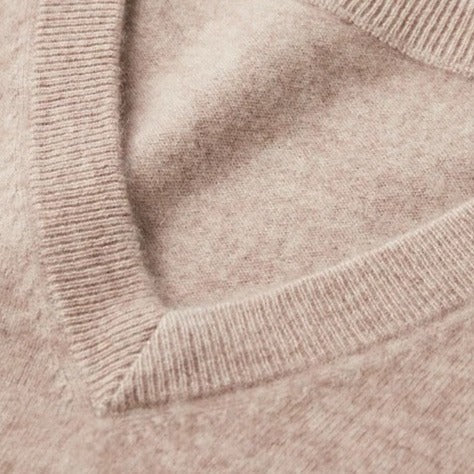 V-Ausschnitt Pullover
