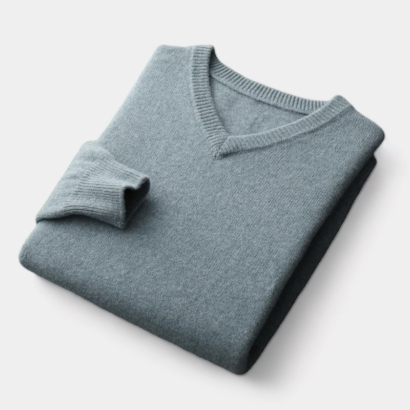 V-Ausschnitt Pullover