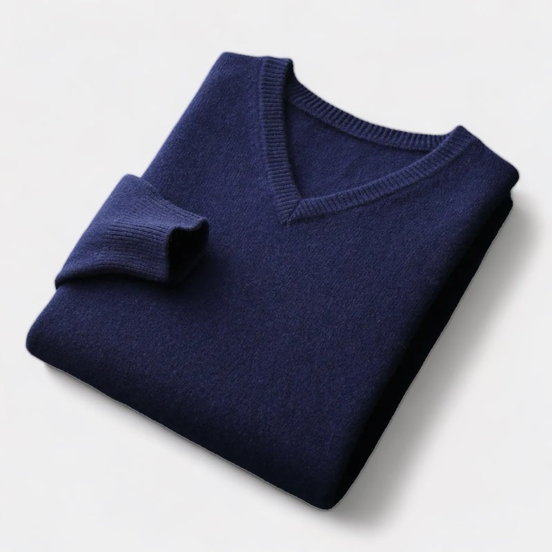 V-Ausschnitt Pullover
